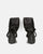 ELEANOR - scarpe nere chiuse in punta con tacco e cinturino