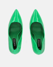 THISBE - decollete in glassy verde