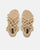 KATERYNA - sandali beige di corda intrecciata