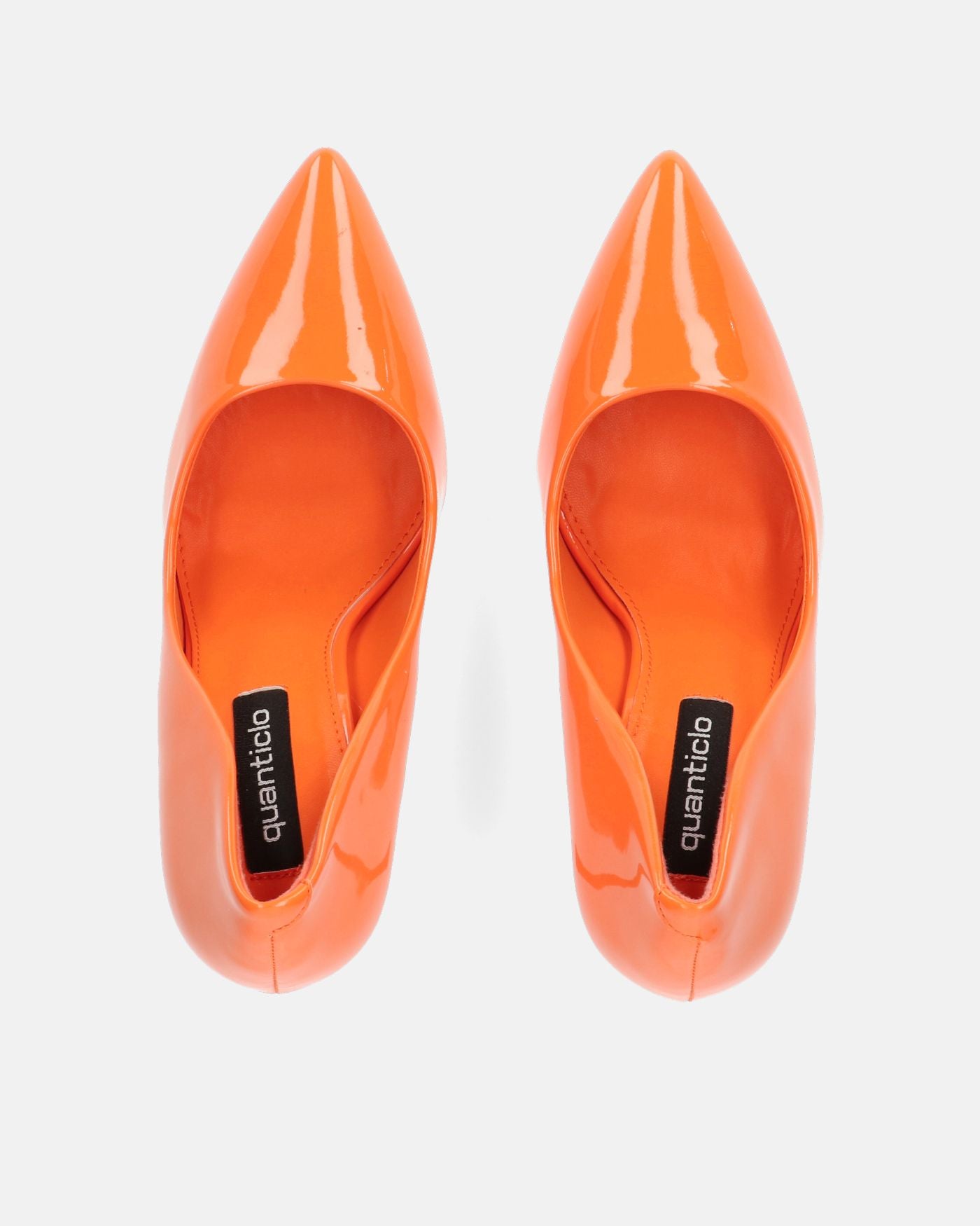 THISBE - decollete in glassy arancio