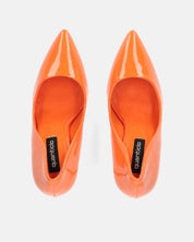 THISBE - decollete in glassy arancio