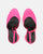 MAYBELLE - sandali in lycra fucsia con tacco cilindrico