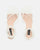 HOARA - sandali con tacco in ecopelle bianco