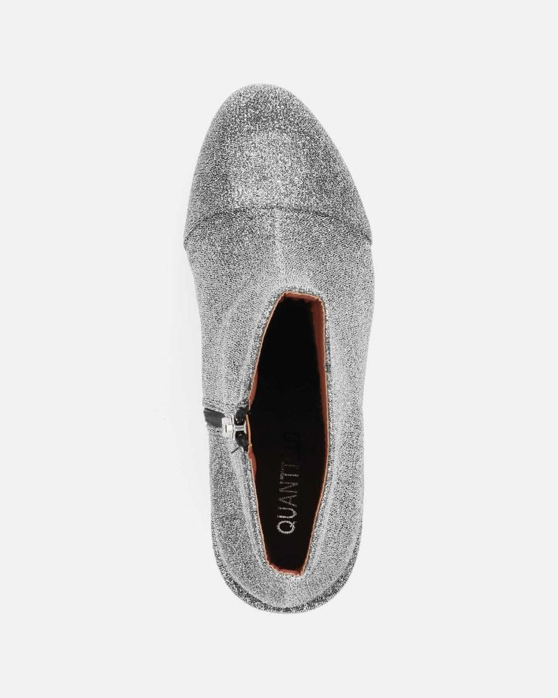 IRENE - stivaletto in glitter grigio