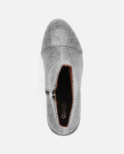 IRENE - stivaletto in glitter grigio