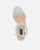 TALIA - sandali con tacco in glitter grigio