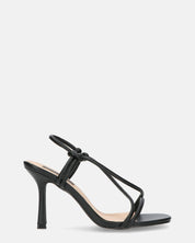 RAFA - sandales à talons en pu noir