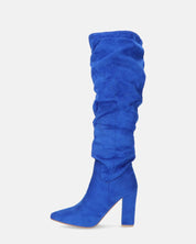 JONITTA - stivale alto con tacco in blu