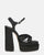 SOAVE - scarpe con tacco alto in lycra nero