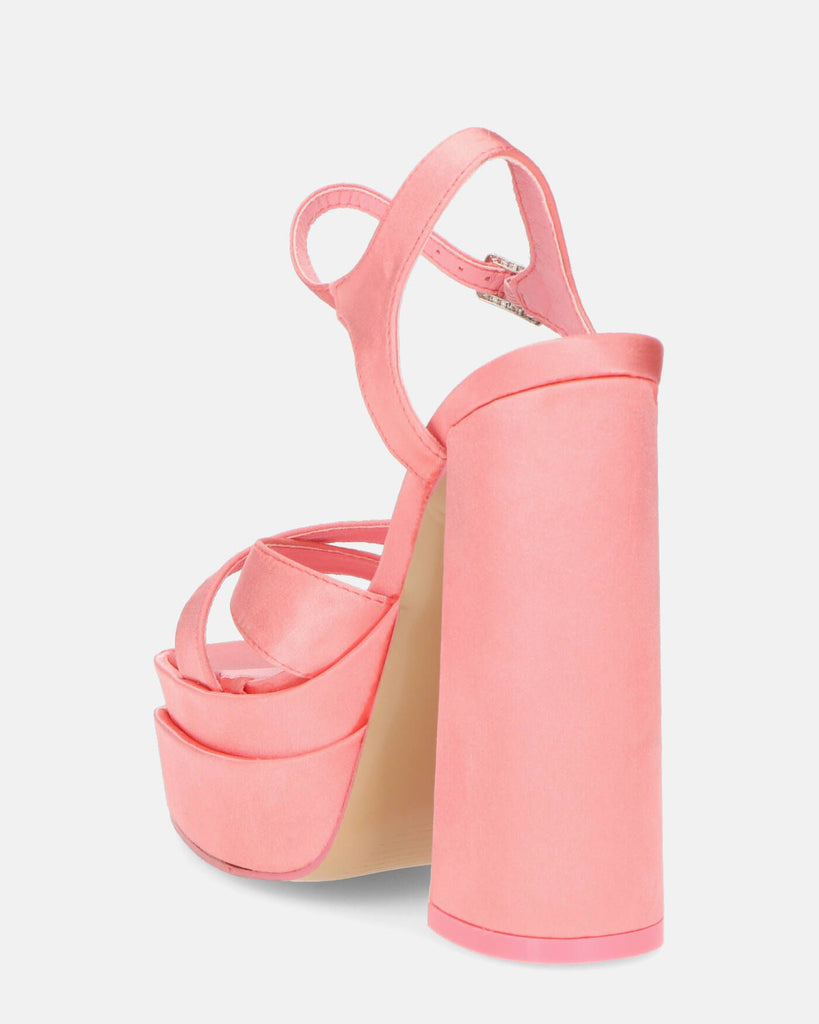 SOAVE - scarpe con tacco alto in lycra rosa