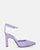 LUDWIKA - scarpe con tacco e cinturino in lycra viola