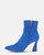 SMILLA - stivaletti in camoscio blu con cerniera