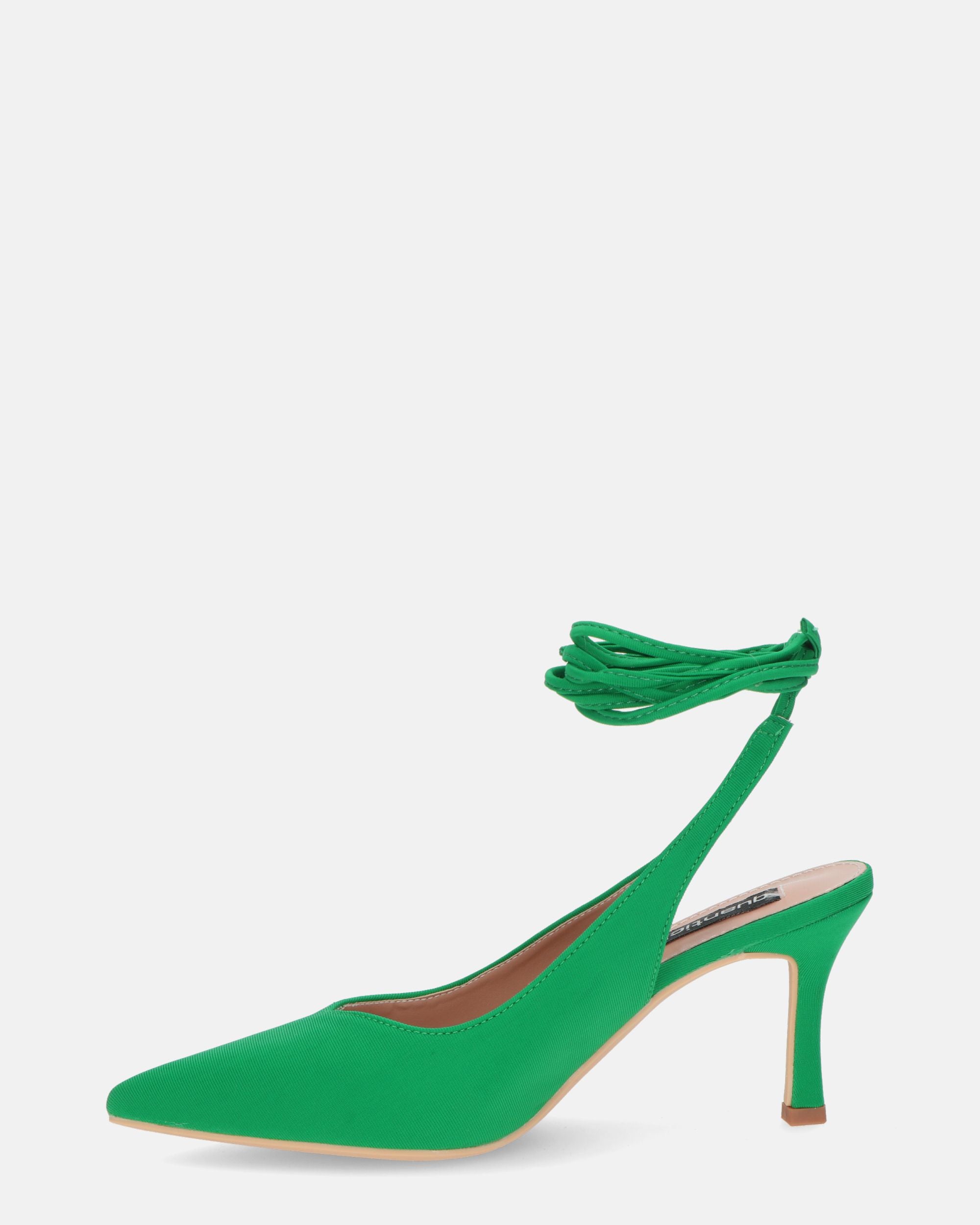 IOLE - scarpe con tacco a spillo in lycra verde