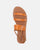 NIAV - sandali marroni bassi con cinturino
