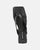 BETEL - sandalo infradito con tacco in nero coccodrillo
