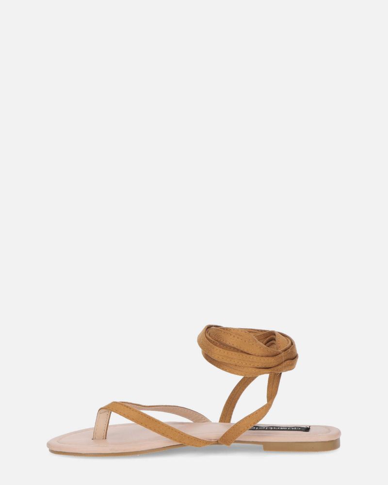 SABA - sandali bassi beige