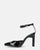 LUDWIKA - scarpe con tacco e cinturino con glassy nero