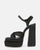SOAVE - scarpe con tacco alto in lycra nero