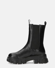GREET - stivaletto platform in ecopelle nera