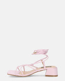 MARYNA - sandali rosa in PU con lacci