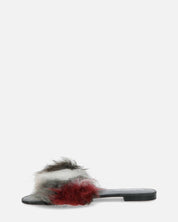STEFFI - slider in ecopelliccia multicolor