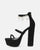 ALISIA - sandali con tacco neri con decorazioni