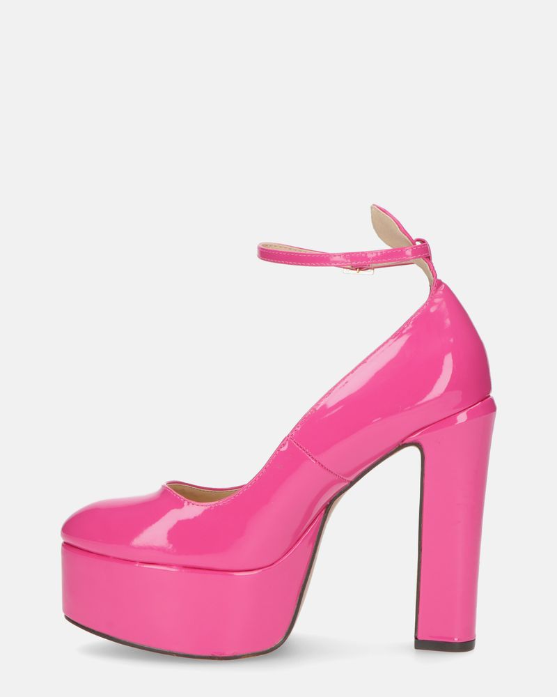 SOLEIL - scarpe con tacco alto in glassy fuchsia