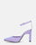LUDWIKA - scarpe con tacco e cinturino in lycra viola