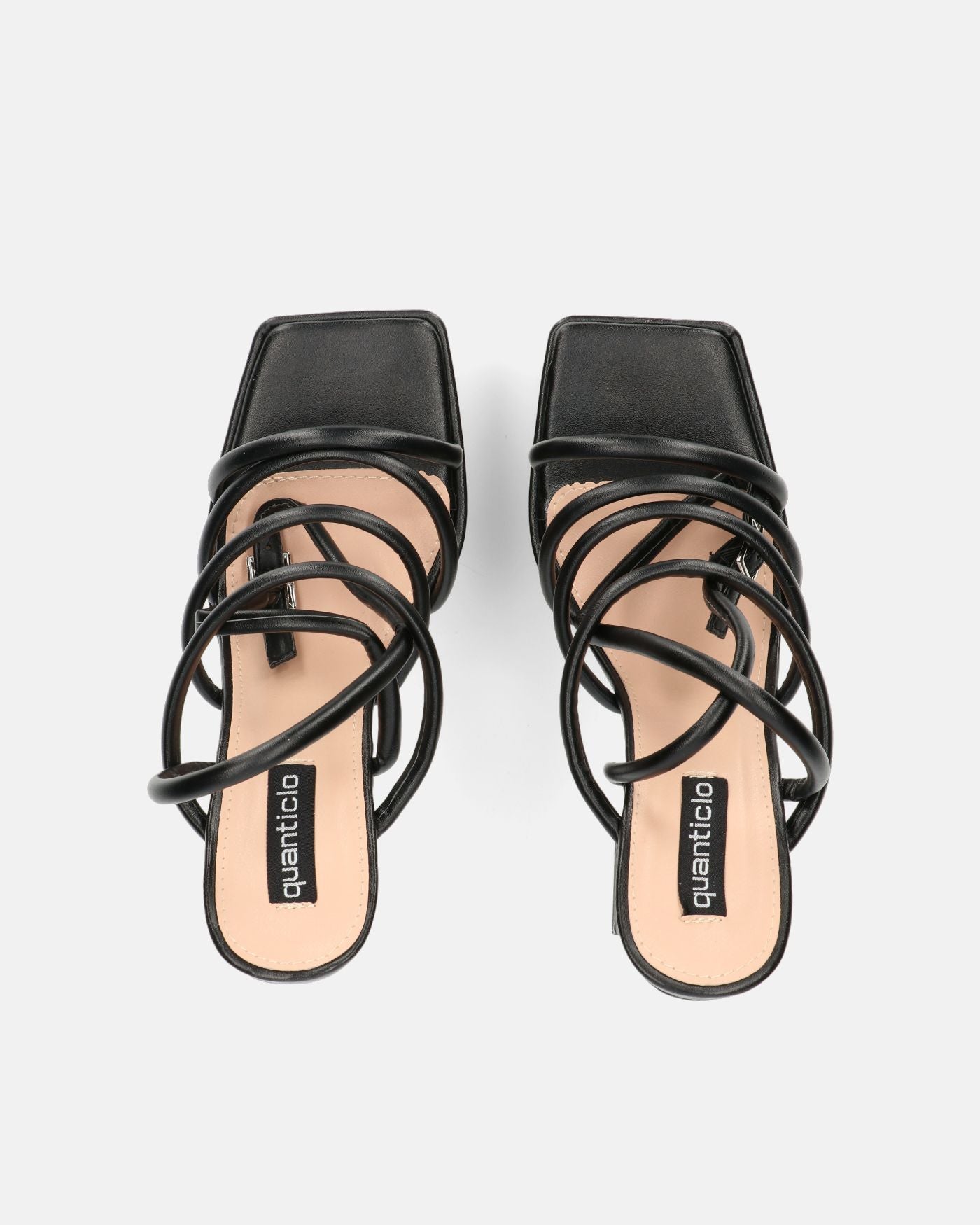 MADELYN - sandali in ecopelle nera
