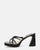 EVANTHI - scarpe con tacco in glitter nero