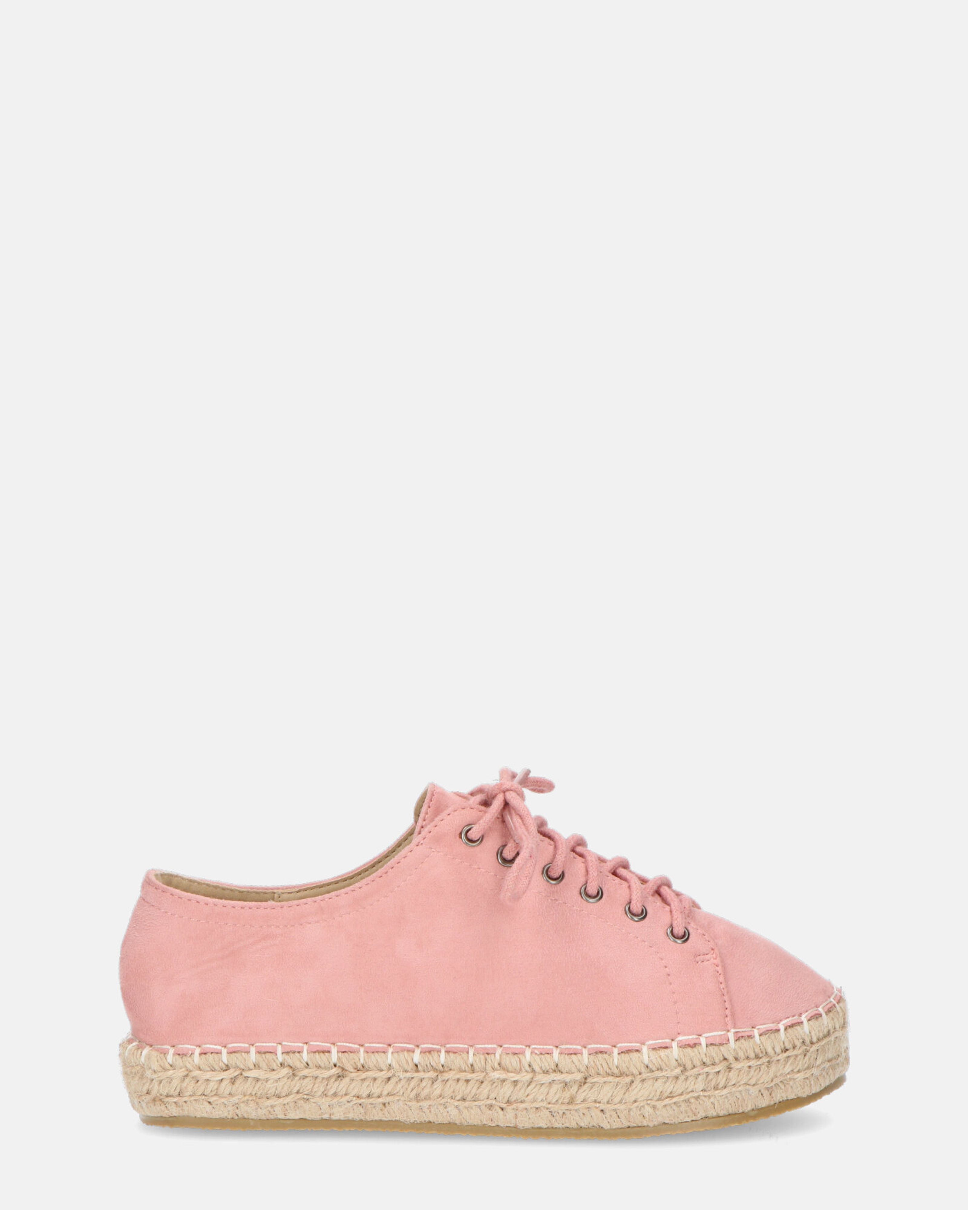 SABELLA - scarpe con suola tipo espadrillas rosa