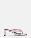 JANNA - sandalo infradito con strisce in glassy violetto