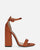 SELENE - sandalo con tacco in satin color rame