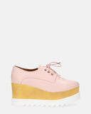 MARY - scarpe flatform rosa