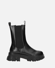 GREET - stivaletto platform in ecopelle nera