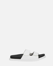 NUHA - sandali bianchi con chiusure in velcro