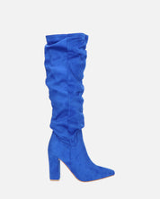 JONITTA - stivale alto con tacco in blu