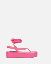 YULIYA - sandali platform fucsia