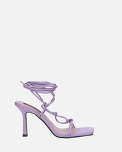 DOLLY - tacco a spillo violetto con lacci