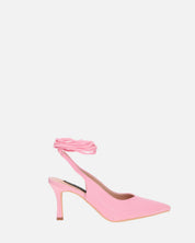 IOLE - scarpe con tacco a spillo in lycra rosa