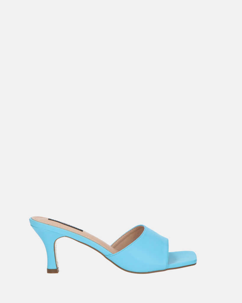 JUNIA - scarpe con tacco azzurro