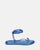 LACEY - sandali infradito bassi blu con lacci