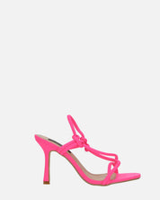 RAFA - sandali con tacco in lycra fuchsia