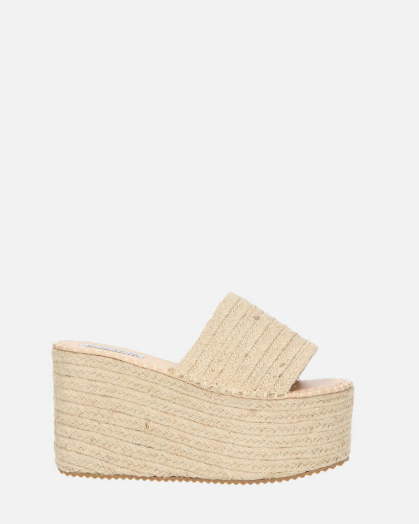 ALEXANDRA - sandalo platform in beige