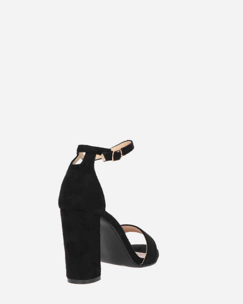 ANNIE - sandali neri con tacco
