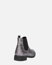 SOPHIE - stivaletto stile chelsea in glitter grigio