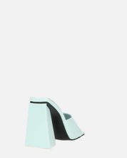 BUKET - sandali con tacco celeste