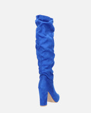 JONITTA - stivale alto con tacco in blu
