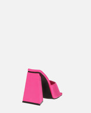 BUKET - sandali con tacco fucsia
