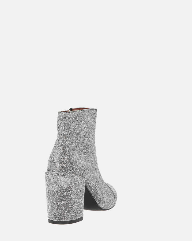 IRENE - stivaletto in glitter grigio